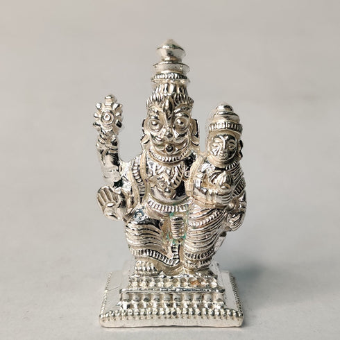 Pure Silver Lakshmi Narasimha Idol Small 36.9g