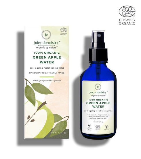 Juicy Chemistry Green Apple Water Toner for Youthful Skin 100ml