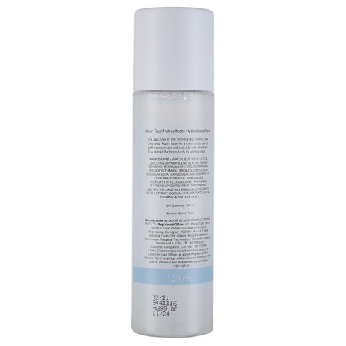 Avon True Nutraeffects Hydra Boost Toner 150ml
