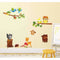 Aquire Large PVC Animals and Tree Vinyl Sticker (Pack of 1)