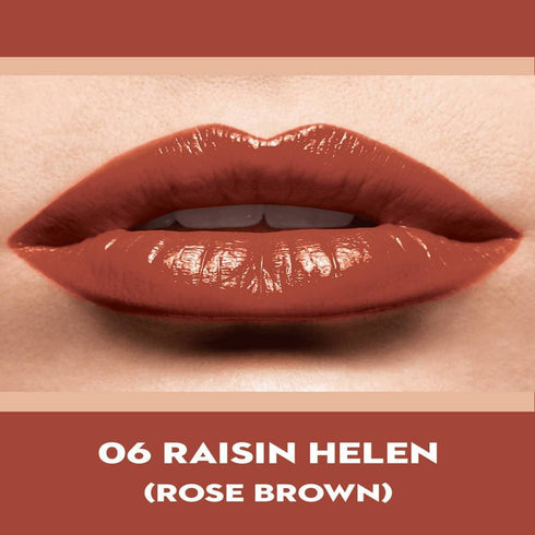 Sugar Never Say Dry Creme Lipstick Raisin Helen | Rose Brown