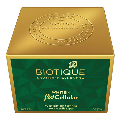 Biotique Advanced Ayurveda Bxl Cellular Whitening Cream For All Skin Types 50g