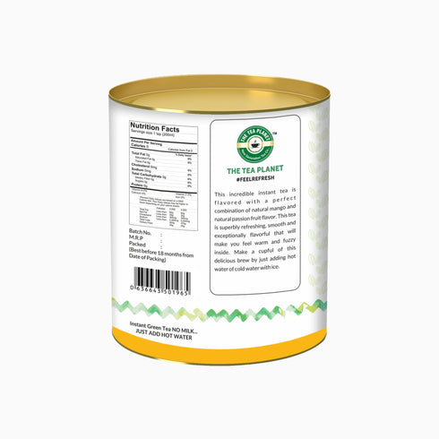 The Tea Planet Mango Passion Fruit Flavoured Instant Green Tea