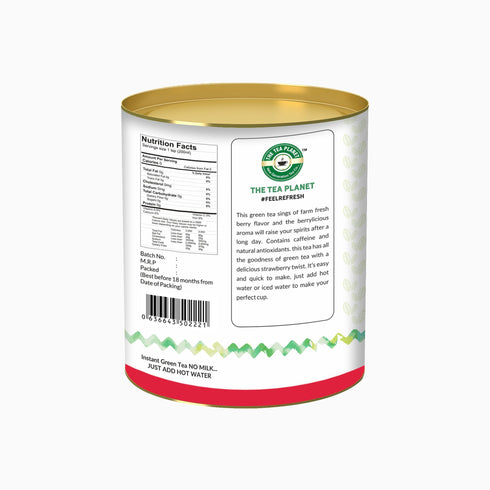 The Tea Planet Strawberry Flavoured Instant Green Tea