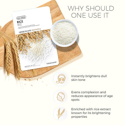 The Face Shop Real Nature Rice Face Mask 20g