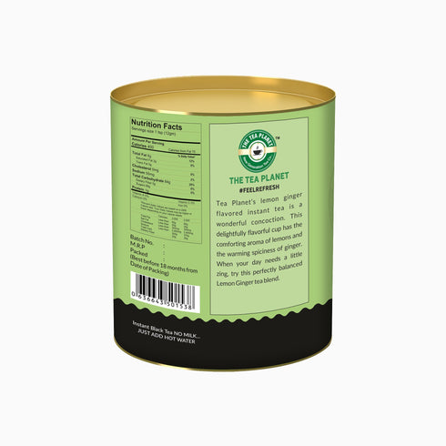 The Tea Planet Lemon Ginger Flavoured Instant Black Tea