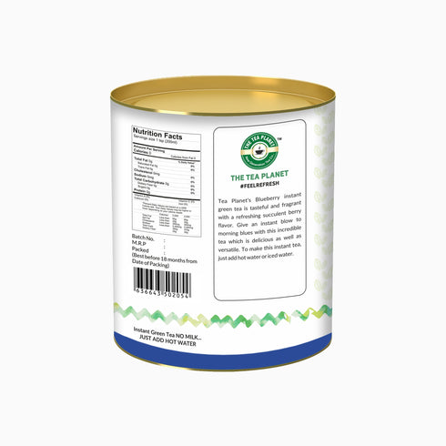 The Tea Planet Blueberry Flavoured Instant Green Tea