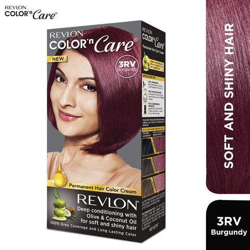 Revlon Color N Care Permanent Hair Color Cream-Burgundy 3RV 100ml