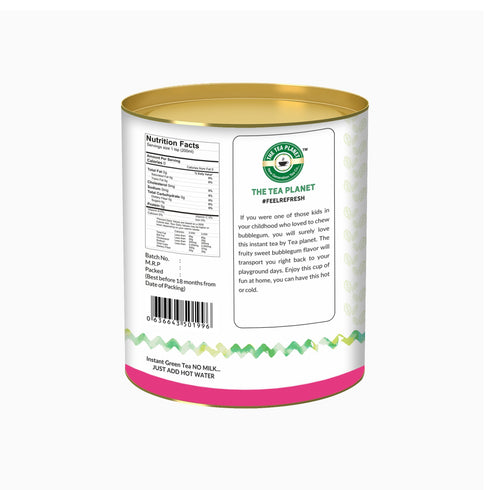 The Tea Planet Bubblegum Flavoured Instant Green Tea