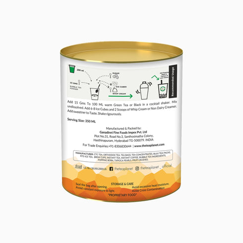 The Tea Planet Peanut Butter Bubble Tea Premix