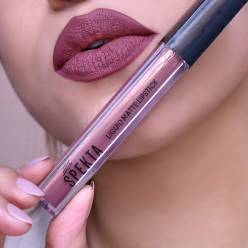 Spekta Transfer Proof Matte Liquid Lipstick 705 Femme Fatale Pinkish Brown 6ml