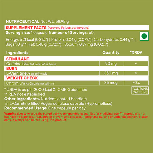 Wellbeing Nutrition Burn