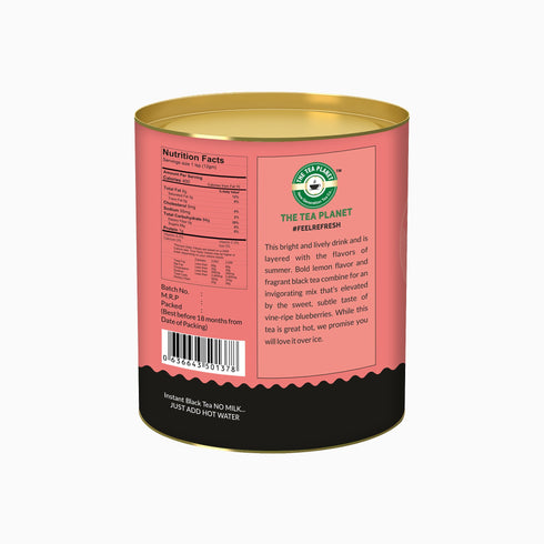 The Tea Planet Lemon+Blueberry Flavoured Instant Black Tea