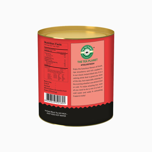 The Tea Planet Strawberry & Rasberry Flavoured Instant Black Tea