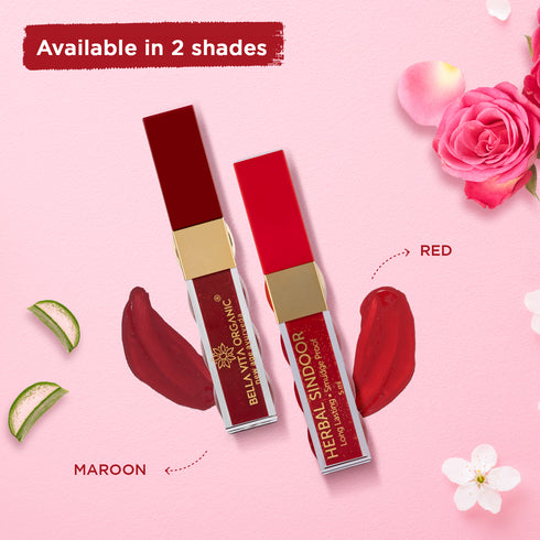Bella Vita Organic Herbal Sindoor - Maroon 5ml