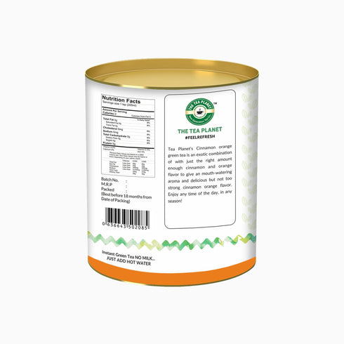 The Tea Planet Cinnamon Orange Flavoured Instant Green Tea