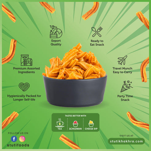 Stuti Khakhra Classic Soya Sticks