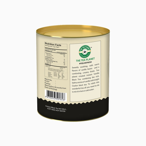 The Tea Planet Vanilla Flavoured Instant Black Tea
