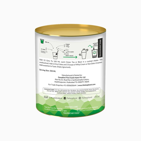 The Tea Planet Lemon Bubble Tea Premix