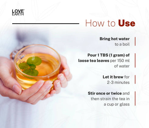 Love Earth Life Essentials Organic tea |Glowing Skin and Healthy Hair