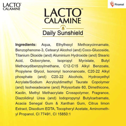 Lacto Calamine Daily Sunshield Matte Look Sunscreen SPF 50 PA +++