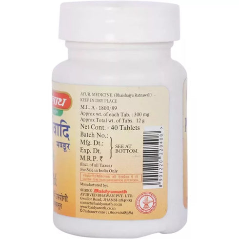 Baidyanath Vansaar Punarnavadi Mandoor 30 Tablets