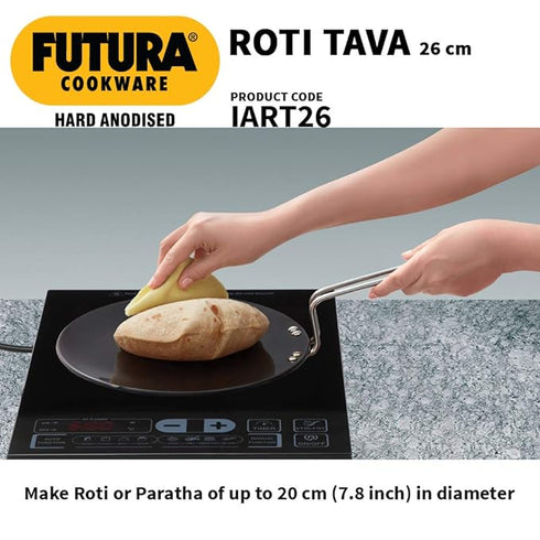 Hawkins Futura Hard Anodised Roti Tava 26 cm Diameter (IART26)