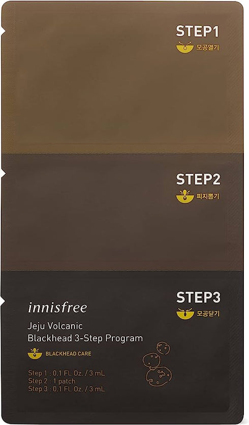 Innisfree Jeju Volcanic Blackhead 3|Step Program