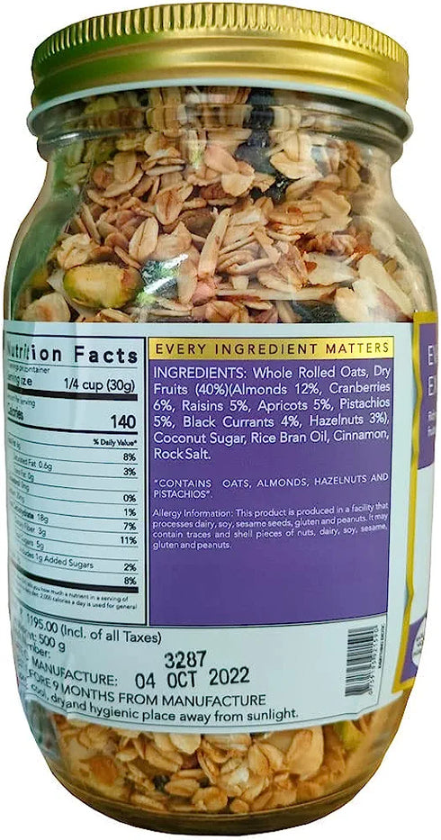 The Nibble Box Everything Exotic Granola