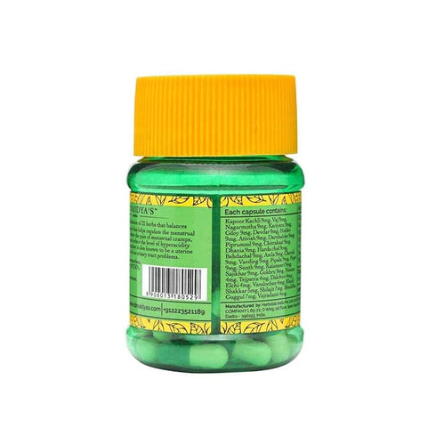 Dr. Vaidya's Cycloherb Regulate Menstrual Cycle Capsules 50g