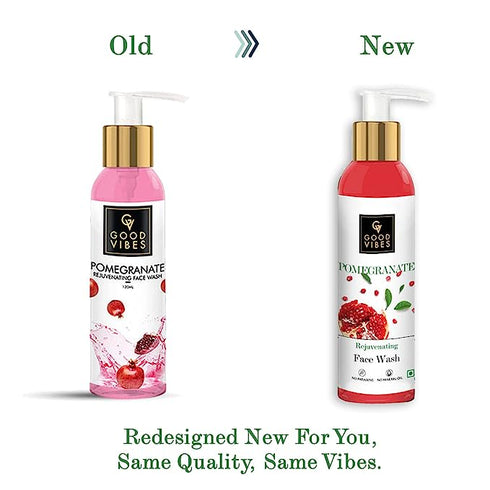 Good Vibes Rejuvenating Face Wash - Pomegranate