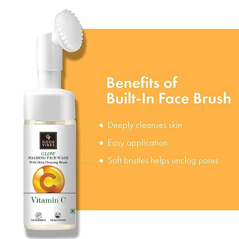 Good Vibes Vitamin C Glow Foaming Facewash