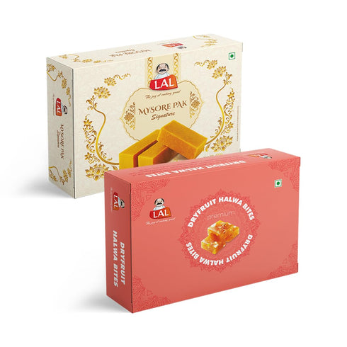 Lal Sweets Mysore Pak and Dryfruits Halwabites