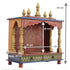 Handcrafted Wooden Pooja Mandir