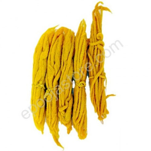 Yellow Cotton Wicks Pasupu Vattulu 10 Packs