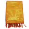 Namo Border Zari Shawl Goldenred