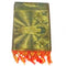 Namo Border Zari Shawl Dark Green