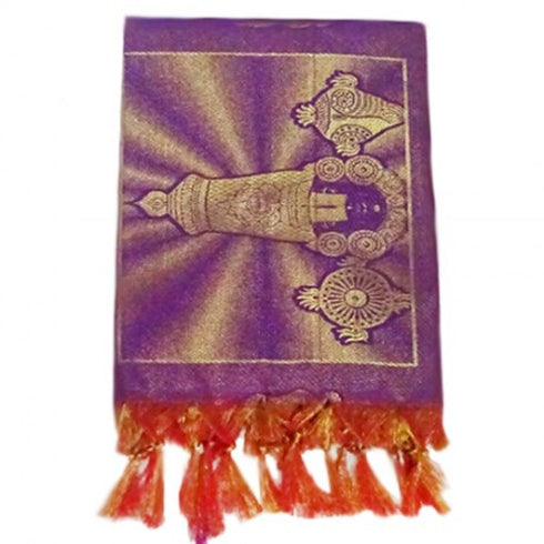 Namo Border Shawl Violet