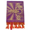Namo Border Shawl Violet