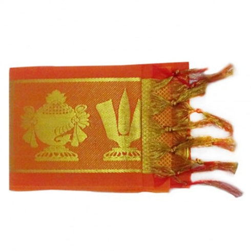 Namo Border Kanduva Orange Pack Of 2
