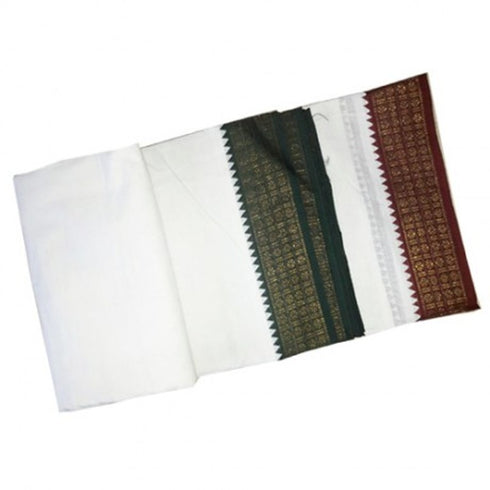 White Cotton Dhoti 9 * 5