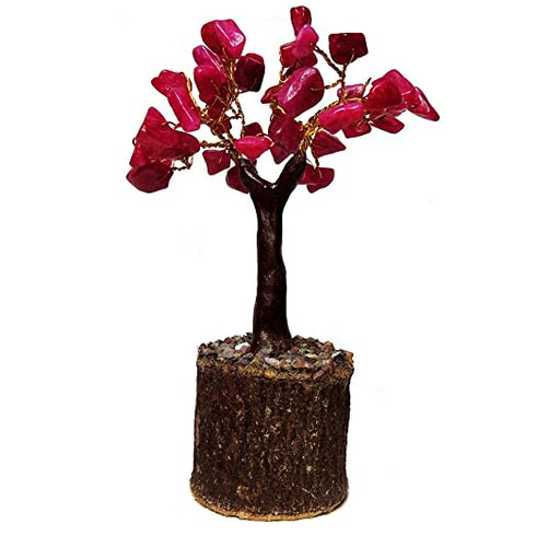 Pushkar Agate Small M-Seal Crystal Tree 12-4CM