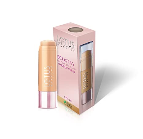 Lotus Ecostay All In One Make Up Stick Almond 6.5 GM
