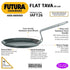 Hawkins Futura Hard Anodised Flat Tava 26 cm Diameter (AFT26)