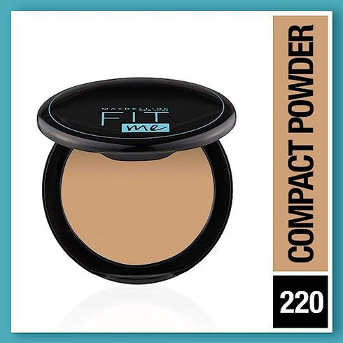 Maybelline 12Hr Oil Control Compact, 220 Natural Beige 8g