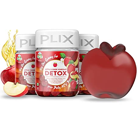 Plix Apple Cider Vinegar Detox Gummies 30 Servings