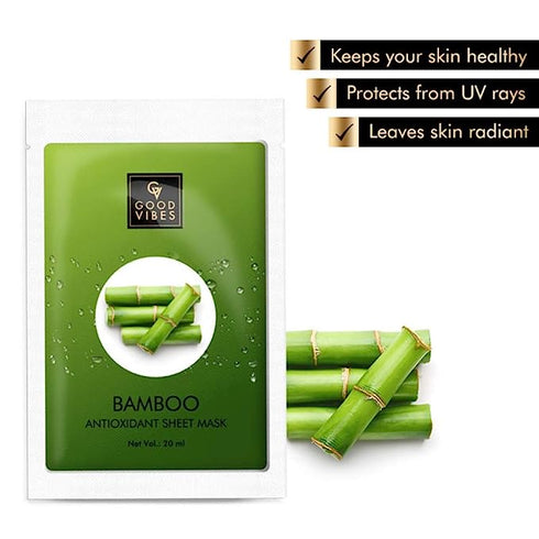 Good Vibes Bamboo Antioxidant Sheet Mask 20ml