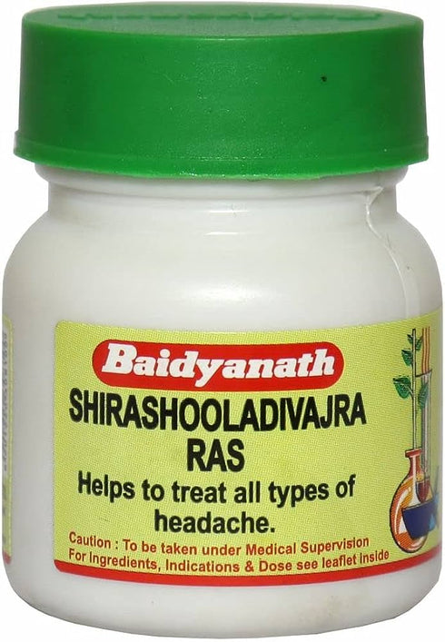 Baidyanath Vansaar Shirahshuladivajra Ras 40 Tablets
