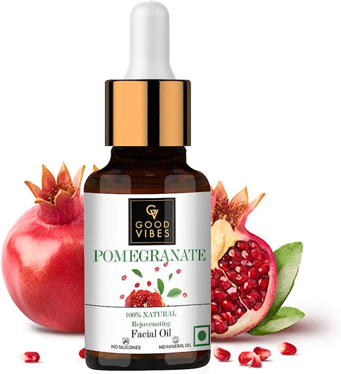Good Vibes 100% Natural Pomegranate Rejuvenating Facial Oil 10ml