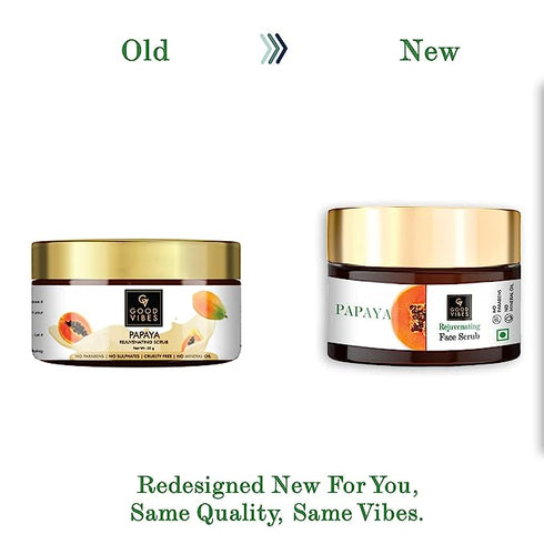 Good Vibes Papaya Rejuvenating Face Scrub